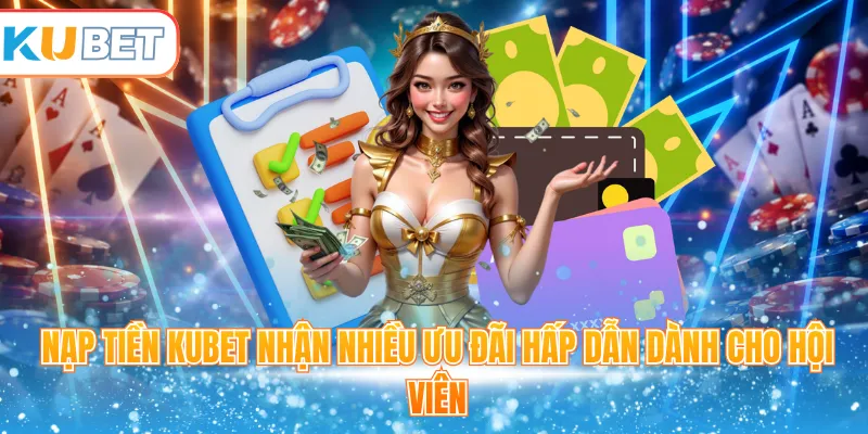 Nạp tiền Kubet nhận nhiều ưu đãi hấp dẫn dành cho hội viên 